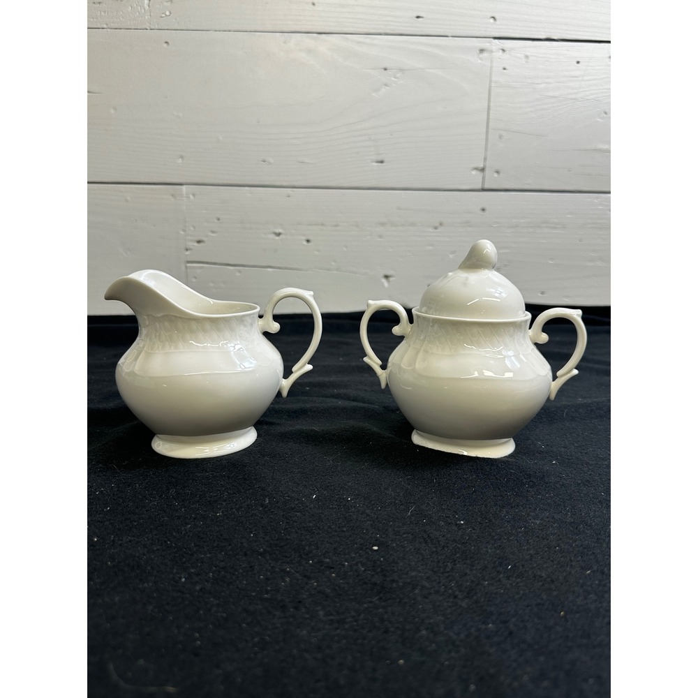 Royal Doulton St. Moritz Creamer and Sugar Bowl Set Moselle Collection TC 1160